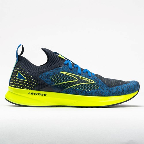 Orthofeet Brooks Levitate Stealthfit 5 Men's Running Shoes India Ink / Blue / Nightlife | CK0713652