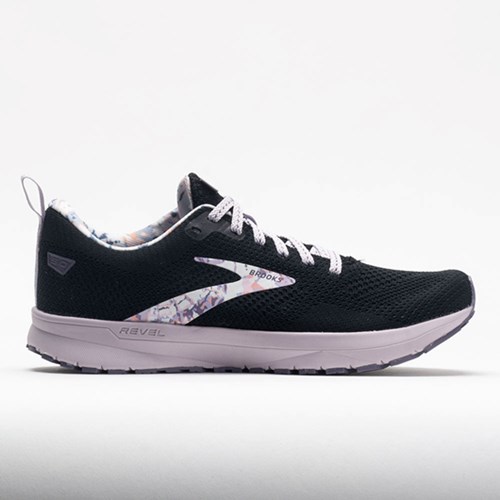 Orthofeet Brooks Revel 5 Women's Running Shoes Delicate Dyes Edition Black / Thistle / Cadet | CS4192637