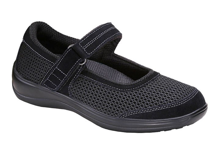 Orthofeet Chattanooga Women's Mary Jane Shoes Black | FC9740265