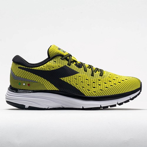 Orthofeet Diadora Mythos Blushield 6 Men's Running Shoes Sulphur Spring / Black / White | JP8791205