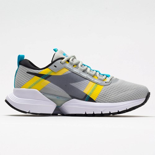 Orthofeet Diadora Mythos Blushield Elite TRX 2 Women's Running Shoes Silver / Yellow / Black | JG7801923