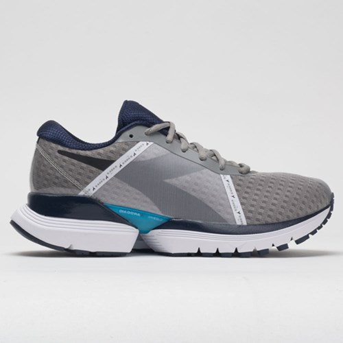 Orthofeet Diadora Mythos Blushield Elite TRX Men's Running Shoes Frost Gray / Black / White | WY2354187