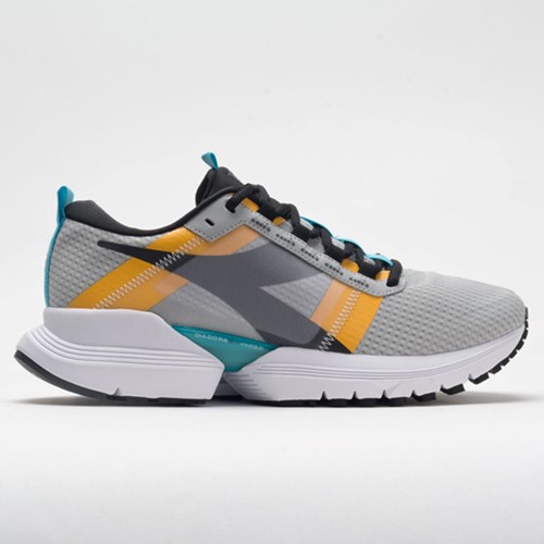 Orthofeet Diadora Mythos Blushield Elite TRX 2 Men's Running Shoes Silver / Black / Scuba Blue | ZM8950623