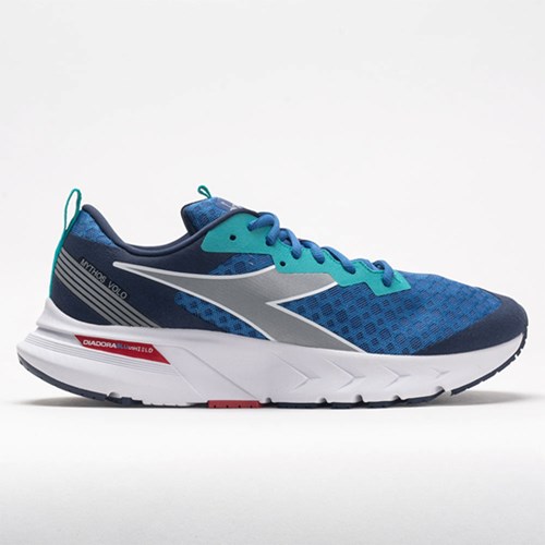 Orthofeet Diadora Mythos Blushield Volo Men's Running Shoes Federal Blue / Blue Corsair / Silver | OA5720493