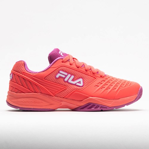 Orthofeet Fila Axilus 2 Energized Women's Tennis Shoes Hot Coral / Festival Fuchsia / White | CM7402319