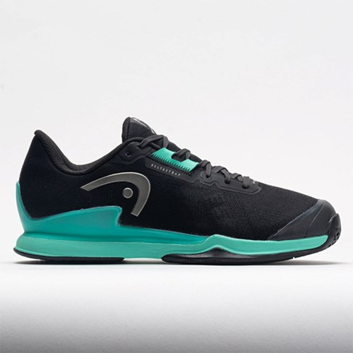 Orthofeet HEAD Sprint Pro 3.5 Men's Tennis Shoes Black / Teal | WF0746825