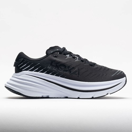 Orthofeet HOKA Bondi X Men's Running Shoes Black / White | TL1986723