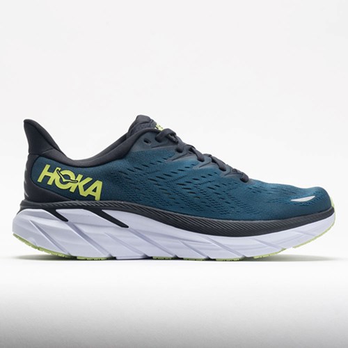 Orthofeet HOKA Clifton 8 Men's Running Shoes Blue Coral / Butterfly | JD8176305