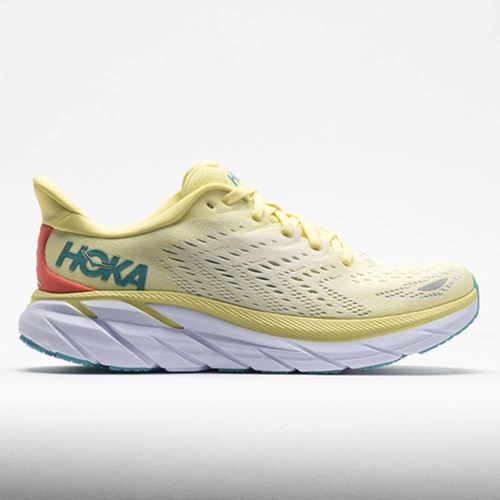 Orthofeet HOKA Clifton 8 Women's Running Shoes Yellow Pear / Sweet Corn | EK8275694