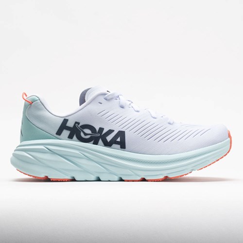 Orthofeet HOKA Rincon 3 Women's Running Shoes White / Blue Glass | IB1702684