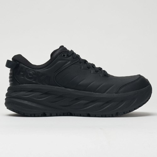 Orthofeet Hoka One One Bondi SR Men's Walking Shoes Black | YD3125478