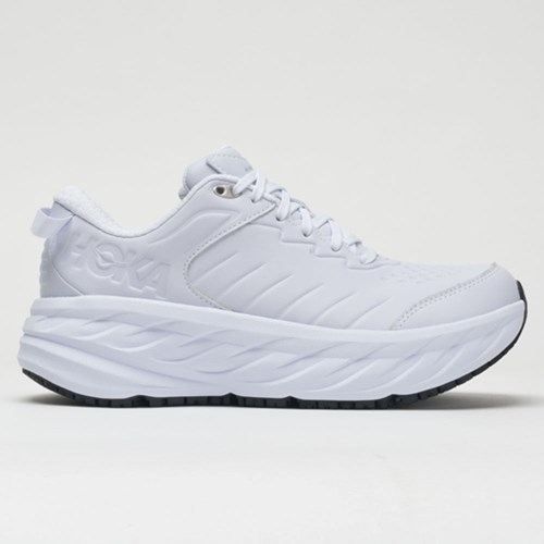 Orthofeet Hoka One One Bondi SR Women's Walking Shoes White | XM2613450