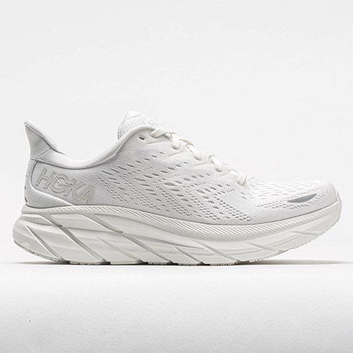 Orthofeet Hoka One One Clifton 8 Women's Running Shoes White / White | AW4710859