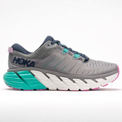 Orthofeet Hoka One One Gaviota 3 Women's Running Shoes Sharkskin / Outer Space | CG9306418