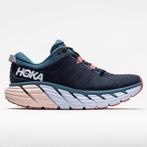 Orthofeet Hoka One One Gaviota 3 Women's Running Shoes Oombre Blue / Rosette | FX2894761