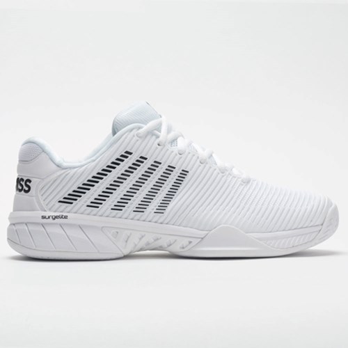 Orthofeet K-Swiss Hypercourt Express 2 Men's Tennis Shoes White / Black | RA6739120