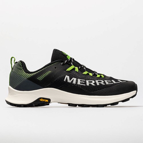 Orthofeet Merrell MTL Long Sky Men's Trail Running Shoes Black / Lime | LB5927038