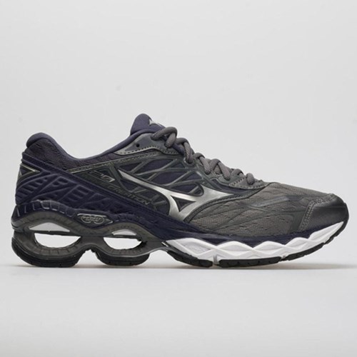 Orthofeet Mizuno Wave Creation 20 Men's Running Shoes Stormy Weather / Silver | BN0492861