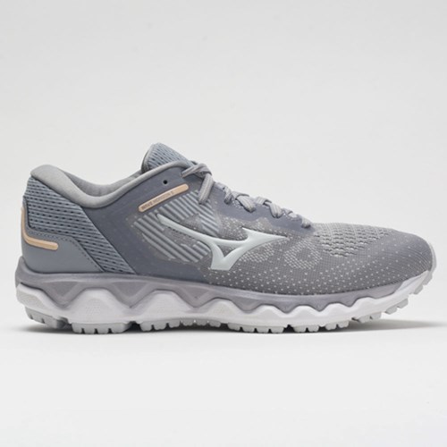 Orthofeet Mizuno Wave Horizon 5 Women's Running Shoes Silver Filigree / Barely Blue | BA9605438