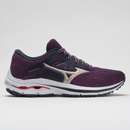 Orthofeet Mizuno Wave Inspire 17 Women's Running Shoes India Ink | AK1952806