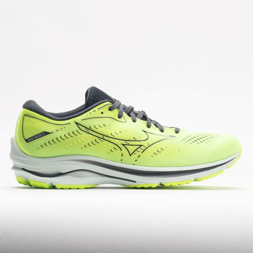 Orthofeet Mizuno Wave Rider 25 Men's Running Shoes Neo Lime | AR1576842