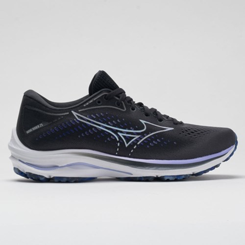 Orthofeet Mizuno Wave Rider 25 Women's Running Shoes Blackened Pearl | SK9075268