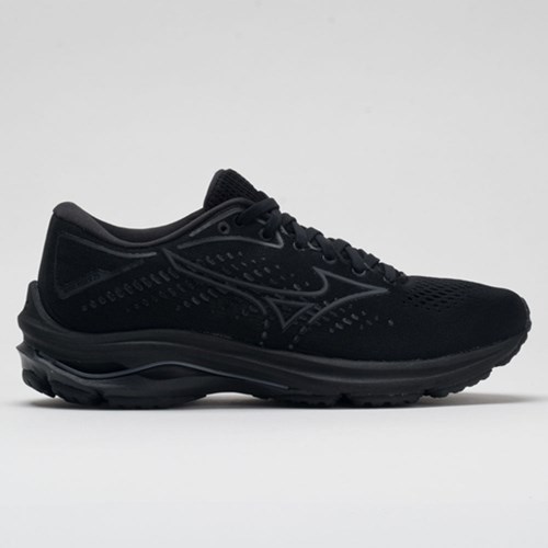 Orthofeet Mizuno Wave Rider 25 Women's Running Shoes Black / Shade | TU2148675