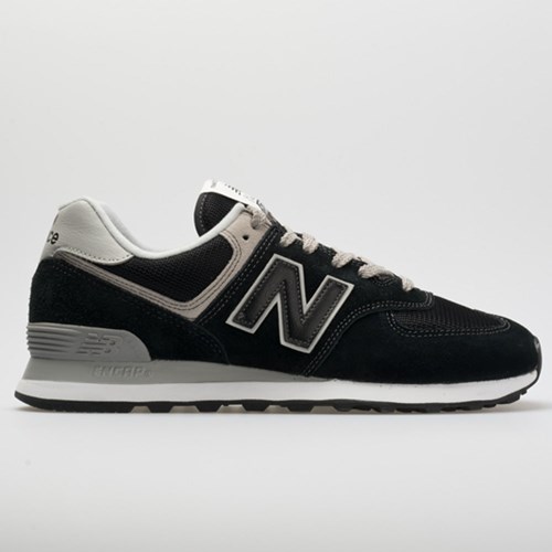 Orthofeet New Balance 574 Core Men's Lifestyle Sneakers Black | GJ2541963