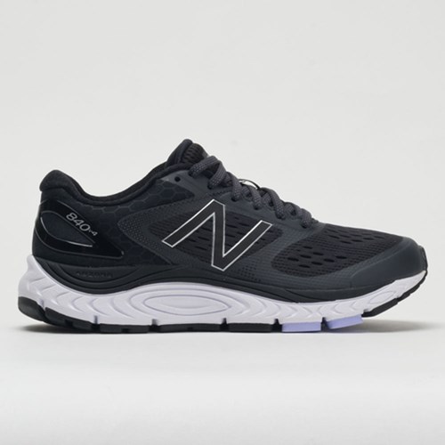 Orthofeet New Balance 840v4 Women's Running Shoes Black / White | BK8921057