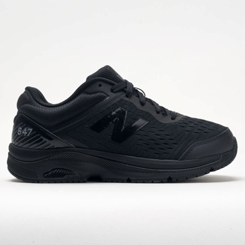 Orthofeet New Balance 847v4 Men's Walking Shoes Black / Black / Black | ZW3540867