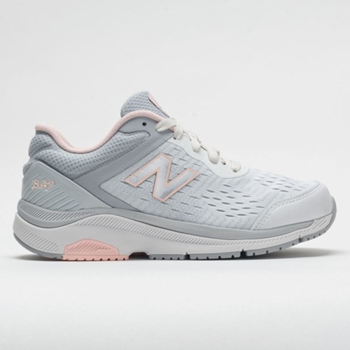 Orthofeet New Balance 847v4 Women's Walking Shoes Arctic Fox / Silver Mink / Peach Soda | IS0231685