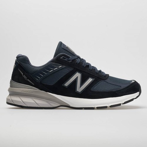 Orthofeet New Balance 990v5 Men's Running Shoes Navy / Silver | WH5973021