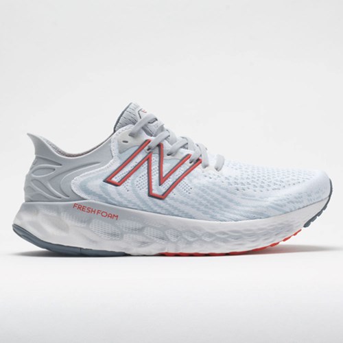 Orthofeet New Balance Fresh Foam 1080v11 Men's Running Shoes White / Ghost Pepper | GV4605793