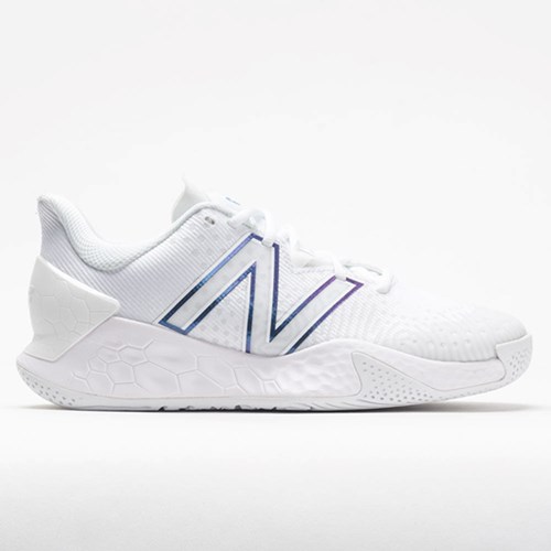 Orthofeet New Balance Fresh Foam Lav X v2 Women's Tennis Shoes White / Laser Blue | AX2610384