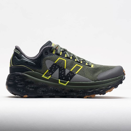 Orthofeet New Balance Fresh Foam More Trail v2 Men's Trail Running Shoes Norway Spruce / Sulphur Ylw | DF1479326