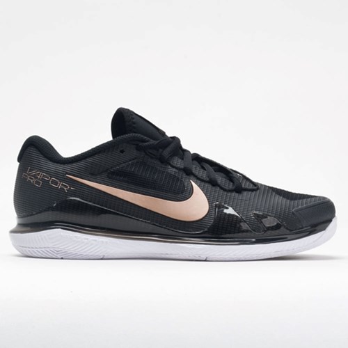 Orthofeet Nike Air Zoom Vapor Pro Women's Tennis Shoes Black / Metallic Red Bronze | MC3698045