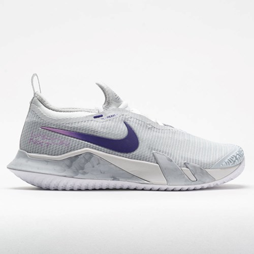 Orthofeet Nike React Vapor NXT Women's Tennis Shoes Photon Dust / Court Purple / Fuchsia Glow | XT3586472