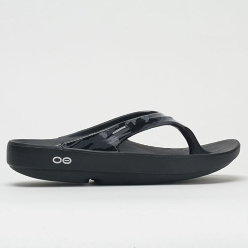 Orthofeet OOFOS OOlala Limited Women's Slide Sandals Black Camo | RH1320586