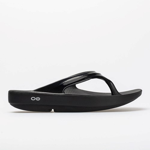 Orthofeet OOFOS OOlala Women's Slide Sandals Black / Black | XQ6573821