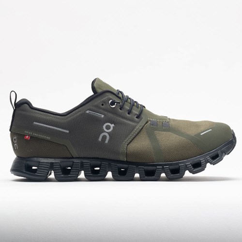 Orthofeet On Cloud 5 Waterproof Men's Running Shoes Olive / Black | SE7046528