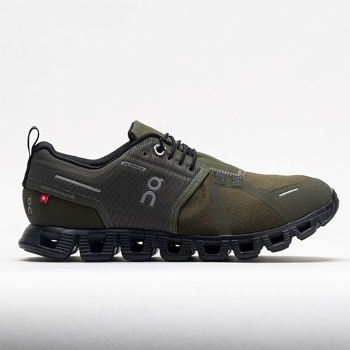 Orthofeet On Cloud 5 Waterproof Women's Running Shoes Olive / Black | XW6948250