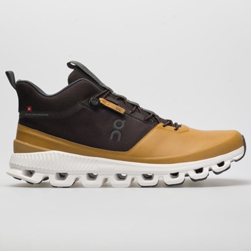 Orthofeet On Cloud Hi Men's Lifestyle Sneakers Umber / Caramel | FU8930465