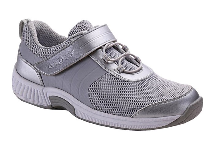 Orthofeet Orthopedic Slip On Arthritis Diabetic Women's Casual Shoes Gray | MJ4752968