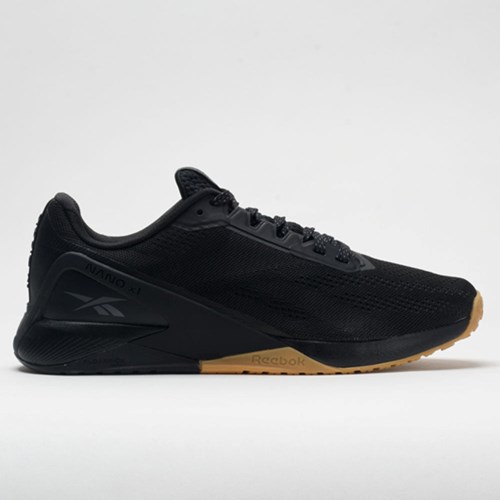 Orthofeet Reebok Nano X1 Men's Training Shoes Black / Night Black / Reebok Rubber Gum | DJ9573128