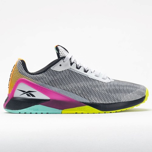 Orthofeet Reebok Nano X1 Men's Training Shoes White / Black / Pursuit Pink | XG1042693