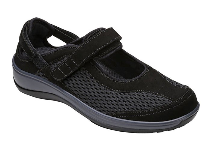 Orthofeet Sanibel Women's Casual Shoes Black | WK9183675