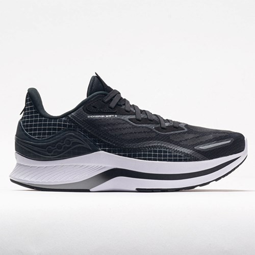 Orthofeet Saucony Endorphin Shift 2 Men's Running Shoes Black / White | OZ2340169