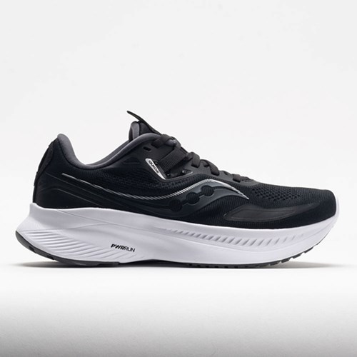 Orthofeet Saucony Guide 15 Men's Running Shoes Black / White | TO0619738