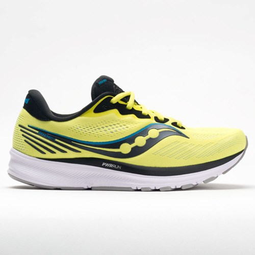 Orthofeet Saucony Ride 14 Men's Running Shoes Citrus / Black | CZ8196423