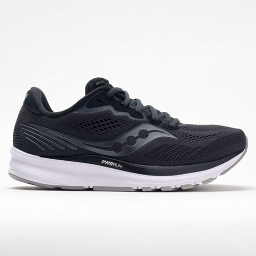 Orthofeet Saucony Ride 14 Men's Running Shoes Charcoal / Black | OM8356194